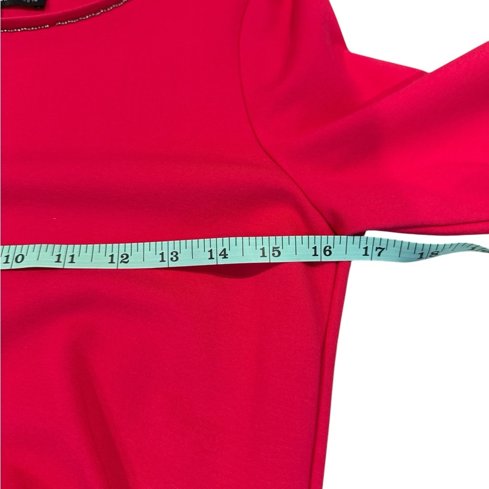 White House Black Market Vibrant Fuchsia Shift Dress - Picture 7 of 9